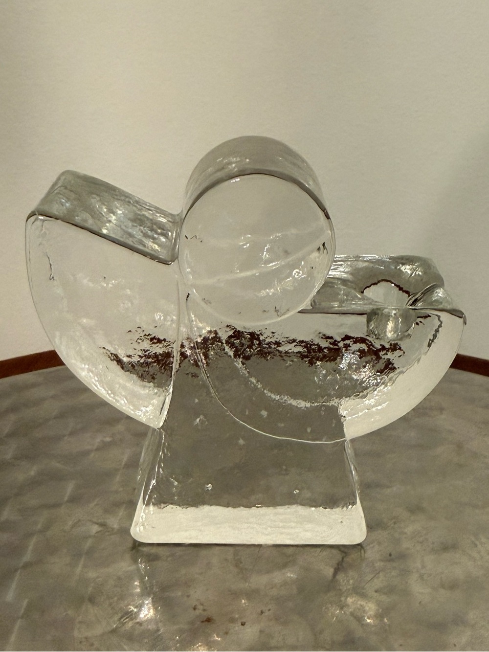Clear Glass Abstract Angel figure
